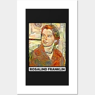 Rosalind Franklin Women in Science STEM Golden Portrait Posters and Art